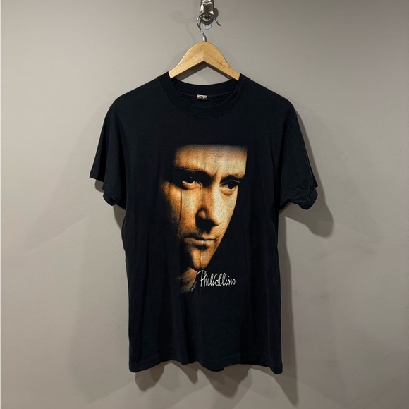 Phil Collins (VTG) - 1990 World Tour Concert T-Shirt - Picture 1 of 7
